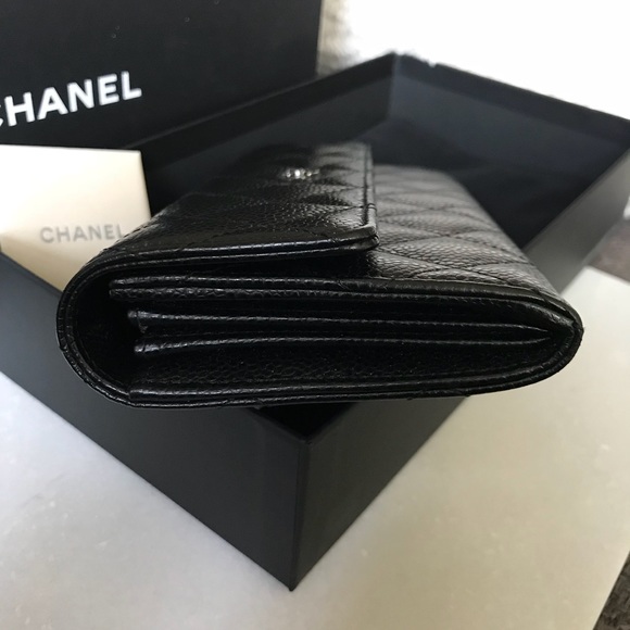 Chanel Black Caviar Continental Wallet - Picture 8 of 8